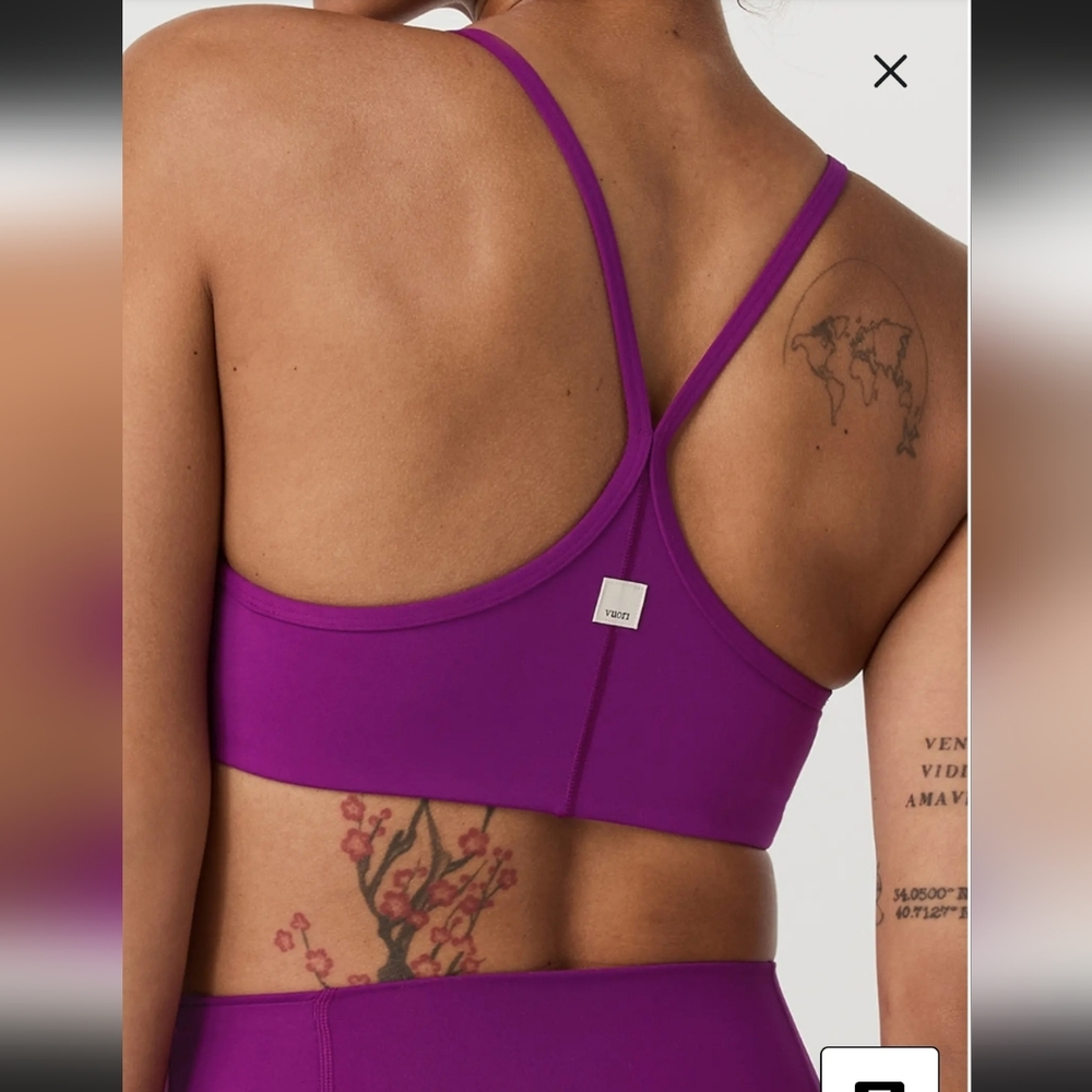 NWOT VUORI. ALL THE FEELS BRA IN Magenta